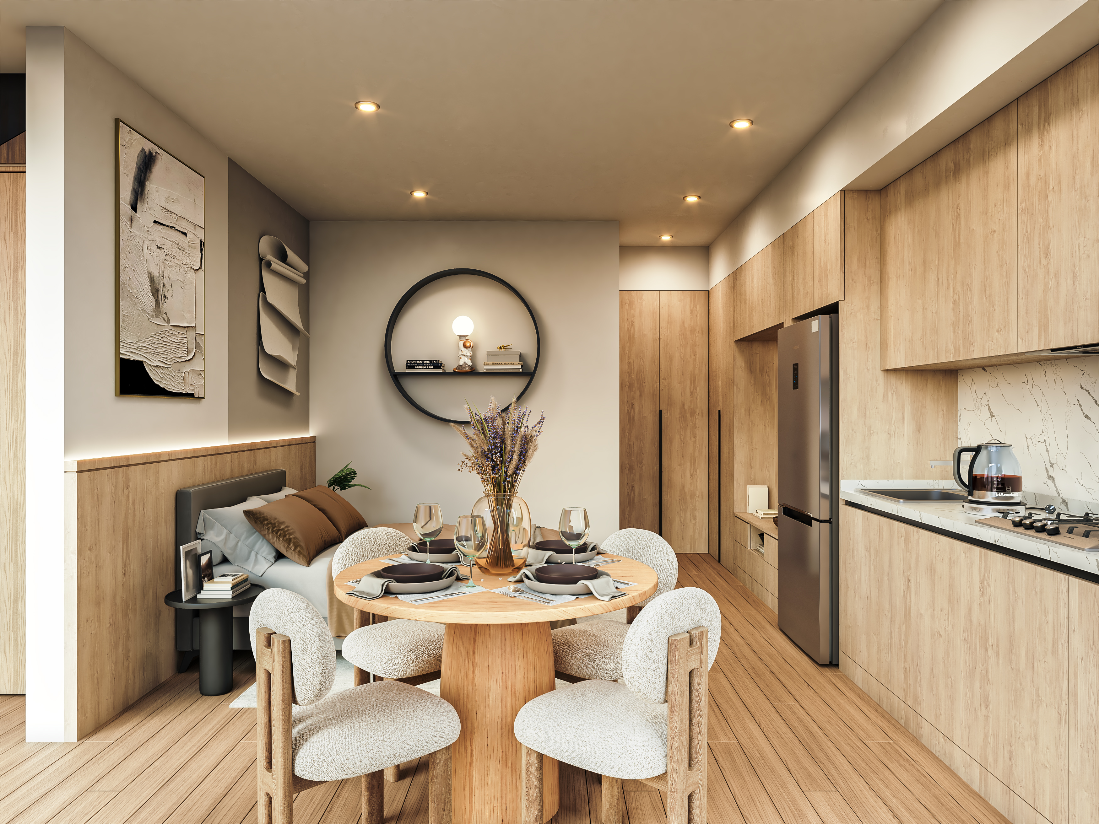 Vista del render de la constructora GDC Desarrollos